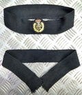 Black Knitted Worsted Dress Hat / Cap Band WRNS RN WRAF RAF Royal Air Force Fits All Sizes - NEW