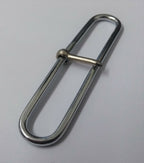 Nickel Plate Parade Belt Prong Slider Adjuster x 2 2 1/2" NEW