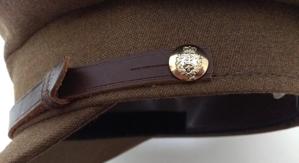 No2 Officers Hat RAMC British Army Goldings Full Insignia & Chin Strap 57cm