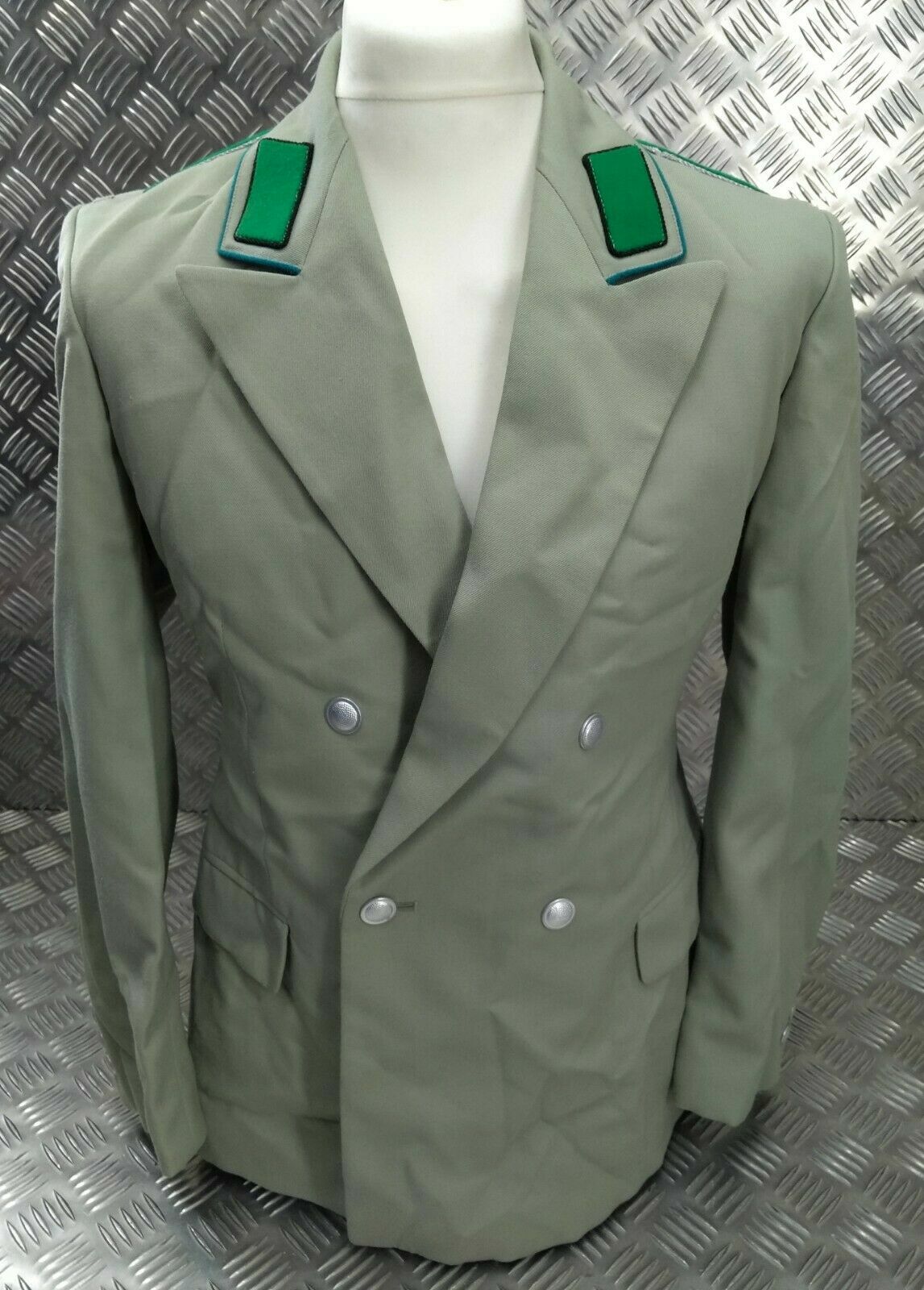 Vintage East German Sonderausgabe Mistletoe Green Parade Jacket