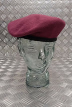Parachute Regiment Type Wool Beret Genuine MF Maroon Colour All Sizes- NEW