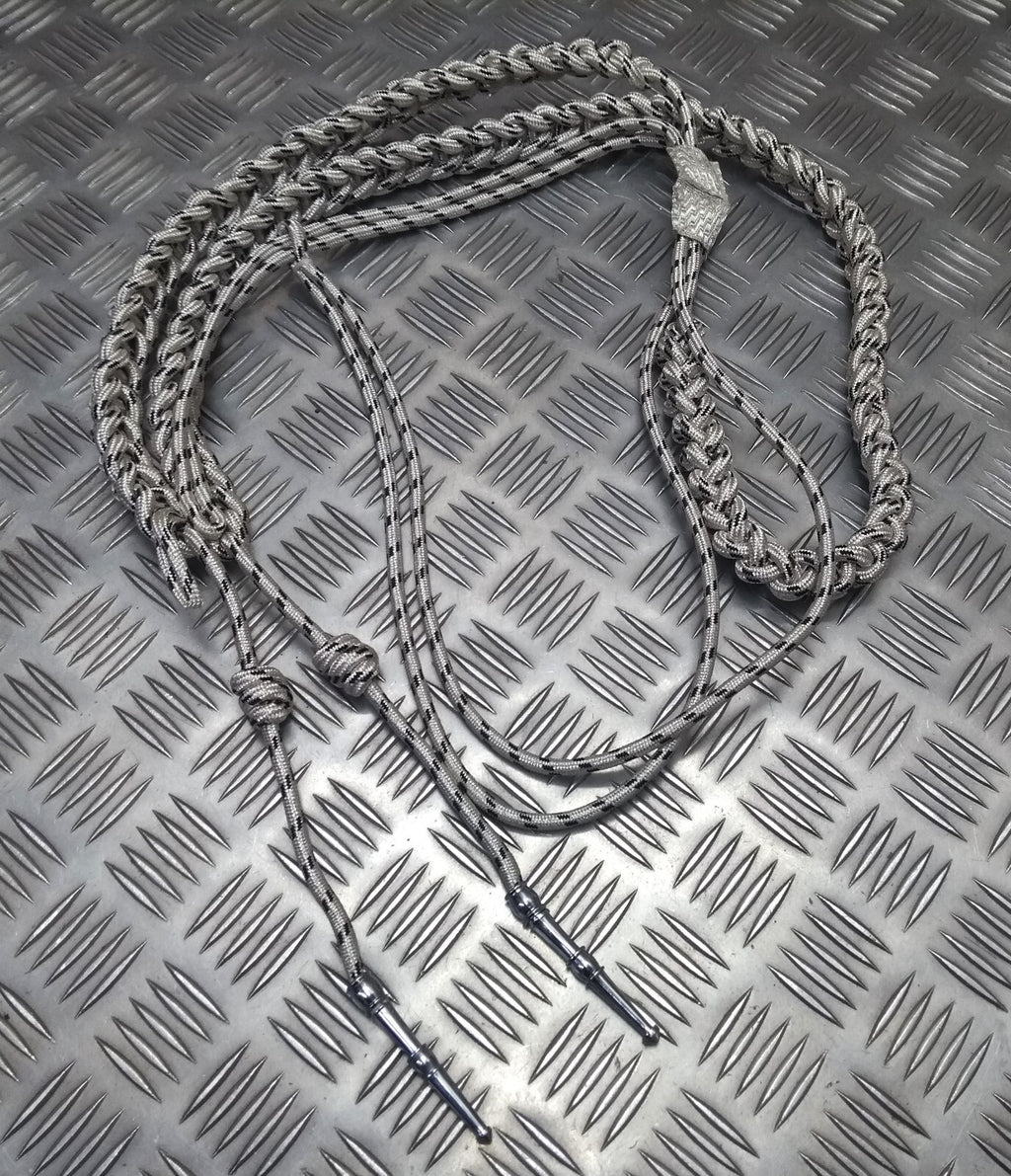 Standard Aiguillette Senior Officer Dark Blue Fleck Ceremonial UK Made