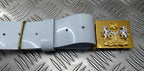 White PVC Belt Hi Sheen Nigerian Issue For Ceremonial & Parade Duties