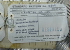 Genuine Vintage British Army Inspectorate of Stores Metal Badge Sample Card 1947