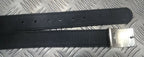 Fire Leather with Chrom Emblem Buckle Belt One Size - NEW