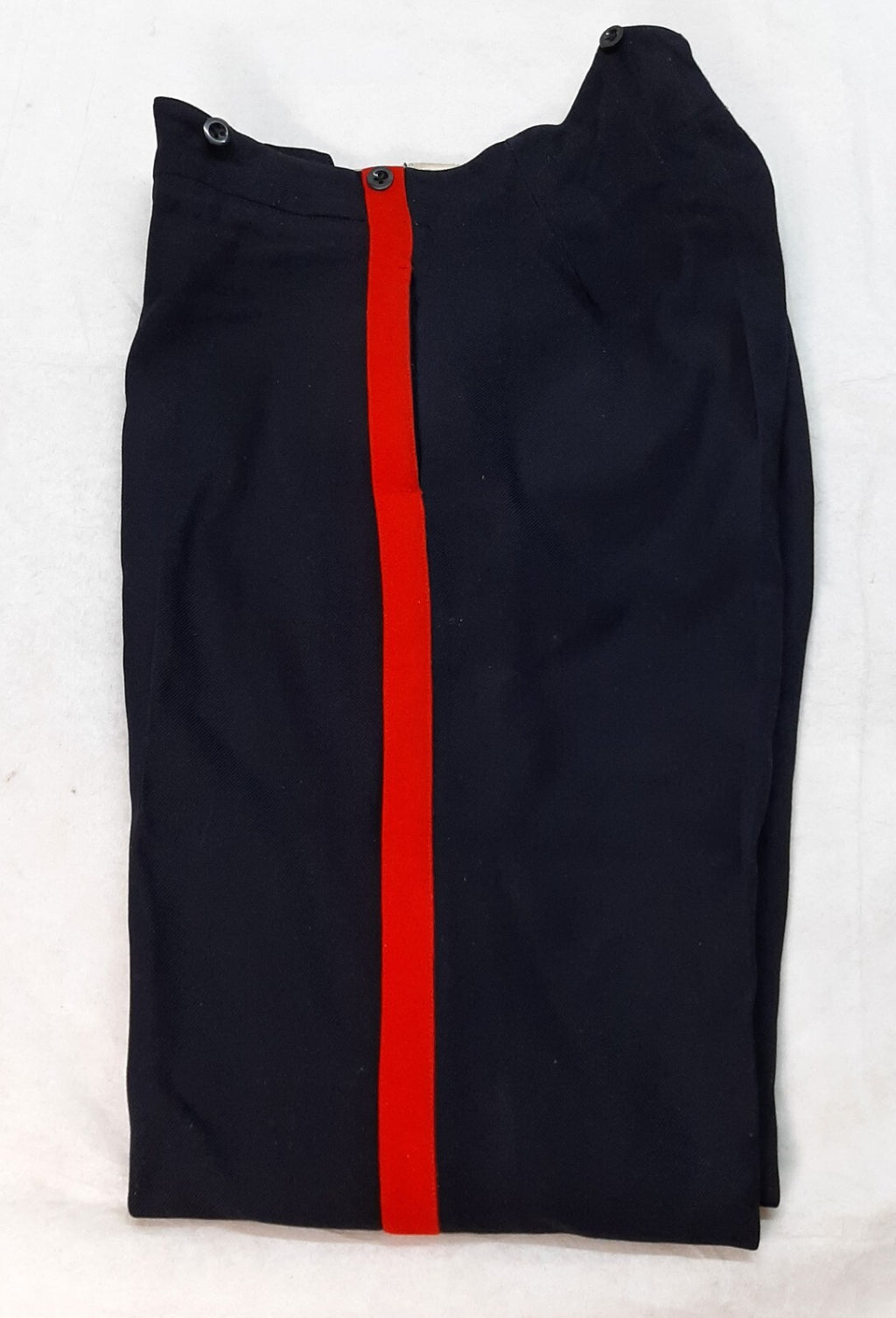No1 Dress Trousers British Army Blues Pattern RMAS With 1" Red Stripes W35"