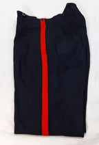 No1 Dress Trousers British Army Blues Pattern RMAS With 1" Red Stripes W35"