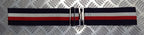 Naval Stable Belt 2½" Wide 3 Colour Chrome Buckle & Slider Adjustable to 36"