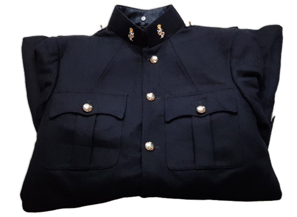 British Army No1 Blues Jacket REME Buttons And Collar Badges