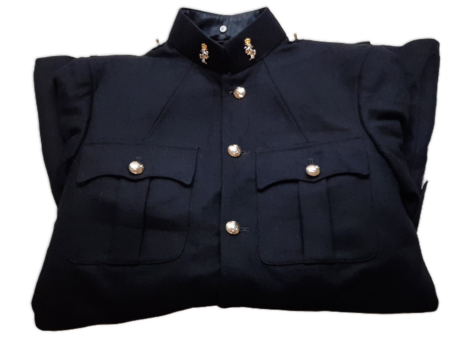British Army No1 Blues Jacket REME Buttons And Collar Badges