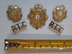 RLC Set Collar Dogs Titles & Hat Badge Logistics Corps