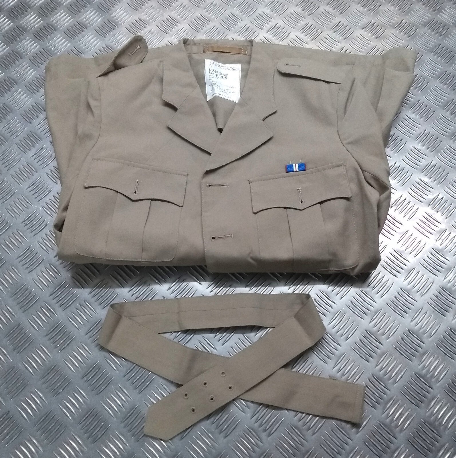 British Army No4 Jacket Pattern Ofc Dress & Belt 188/108/92cm