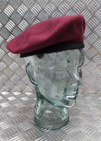 Abu Dhabi Beret Maroon Hobson of England Lined Wool Uniform Cap New Old Stock