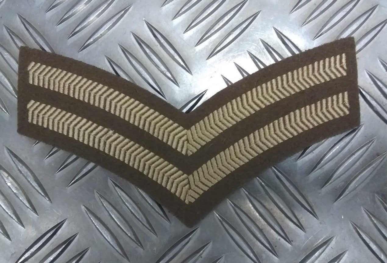 Greatcoat Corporal Rank Chevrons Patches Long Genuine British Army EPB18AB