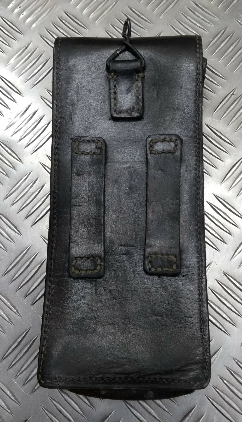 Genuine Vintage Issue Large Leather Ammo / Utility Pouch / Medic Pouch
