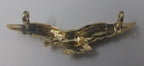 Side Cap Badge RAF Royal Air Force Swooping Eagle for Forage Hat With Fittings