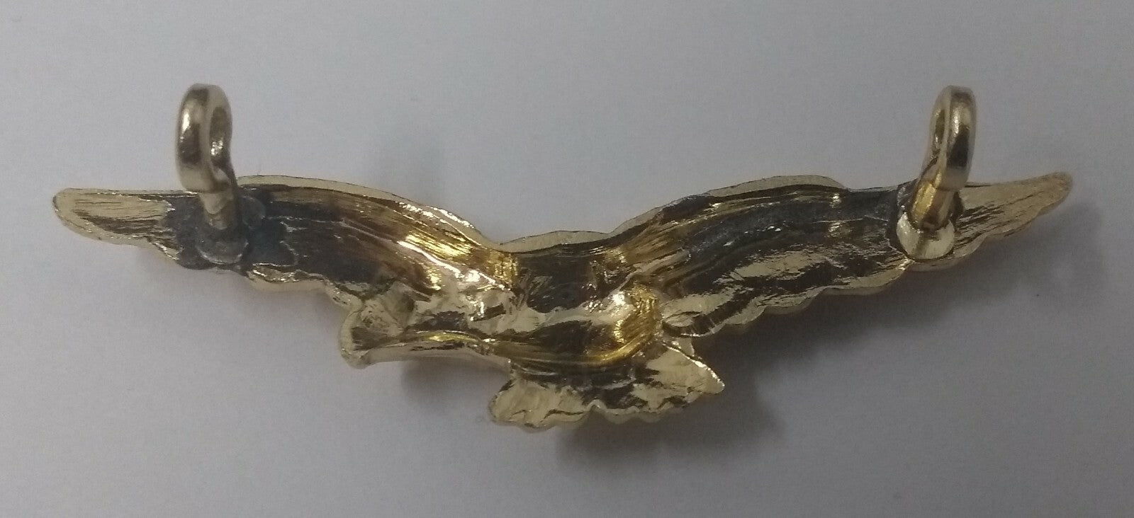 Side Cap Badge RAF Royal Air Force Swooping Eagle for Forage Hat With Fittings
