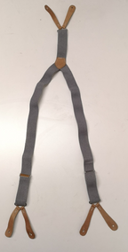 Genuine British Army / RAF Royal Air Force Braces with Leather Buckles. Size 100cms