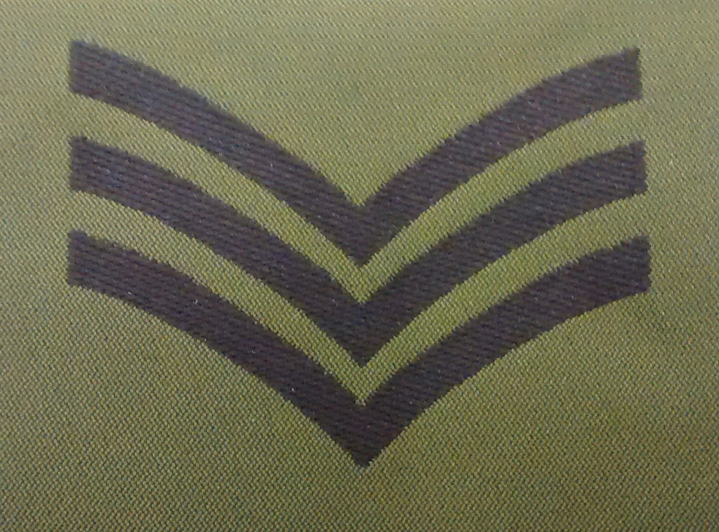 Rank Badges Army Green / Desert OD / DS Subdued Assorted Ranks 1 Pair
