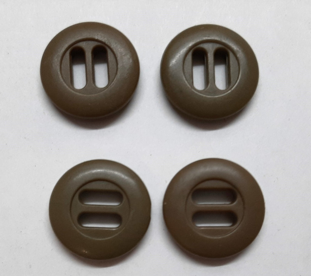 Two Slot Buttons British Desert / MTP / Coyote Combat x 4