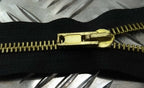 Genuine British Black 20cm Closed End Metal Zip Zipper