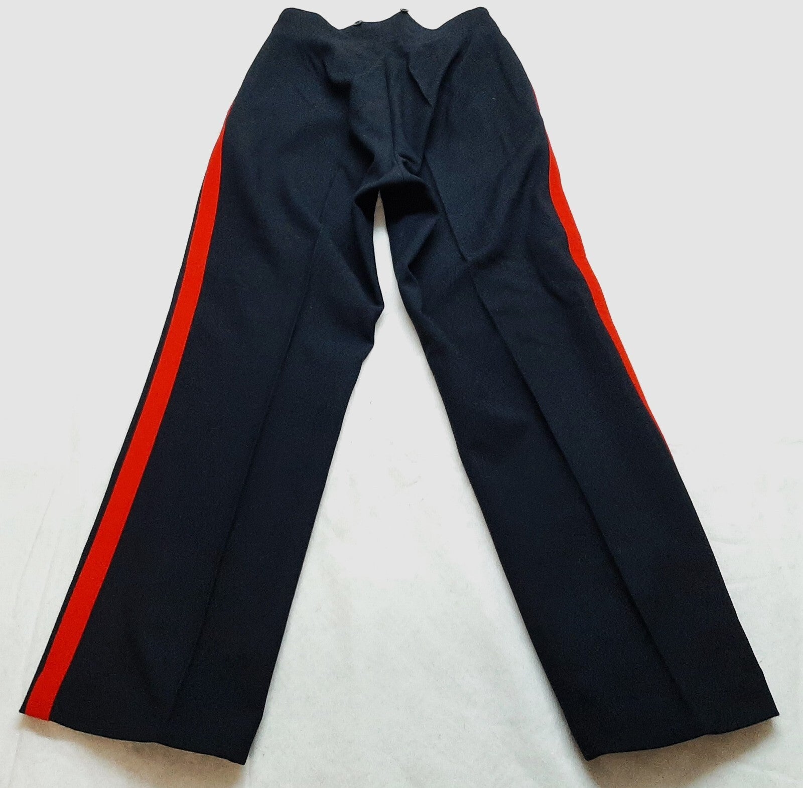 No1 Dress Trousers British Army Blues Pattern RMAS With 1" Red Stripes W33"