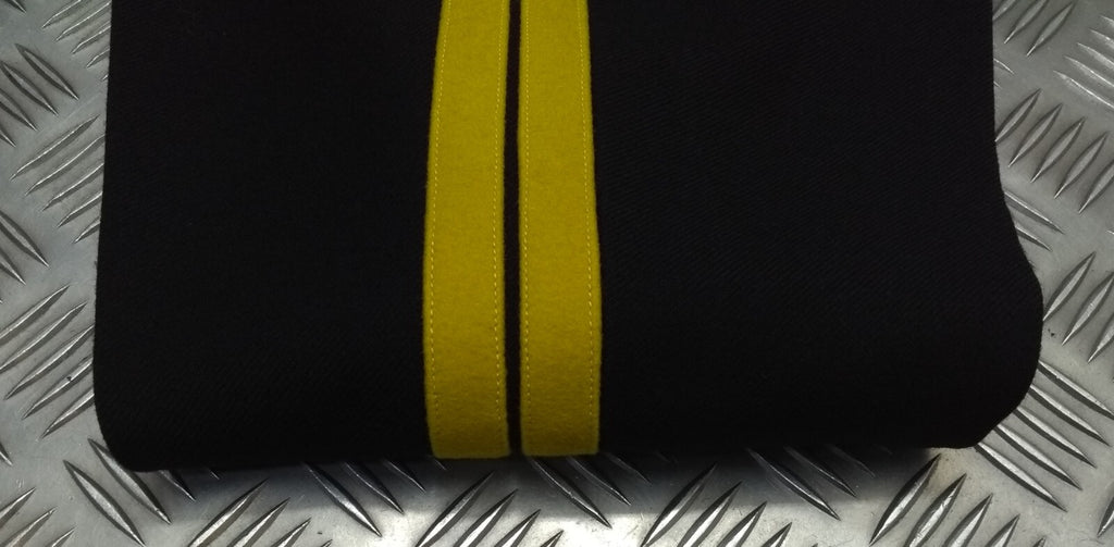 Vintage British Army No1 Overalls Trousers BDS 1964 Yellow Stripe G.D.S Unissued