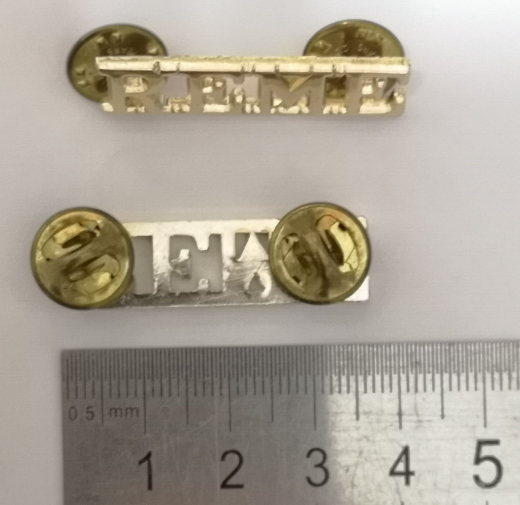 REME Royal Electrical & Mechanical Engineer Shoulder Titles NEW