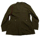 RAOC Vintage Jacket No2 Dress Old Khaki Pattern With Collar Badges