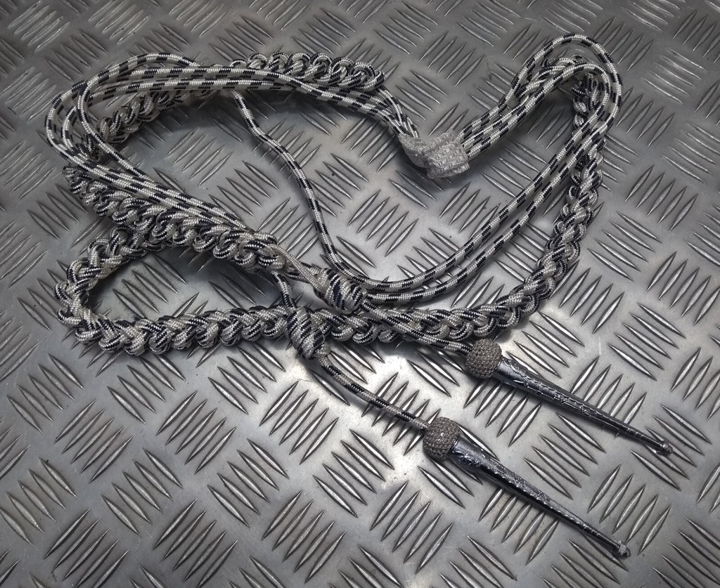 Oman Silver Aiguillette Senior Officer Blue Fleck Ceremonial UK Made