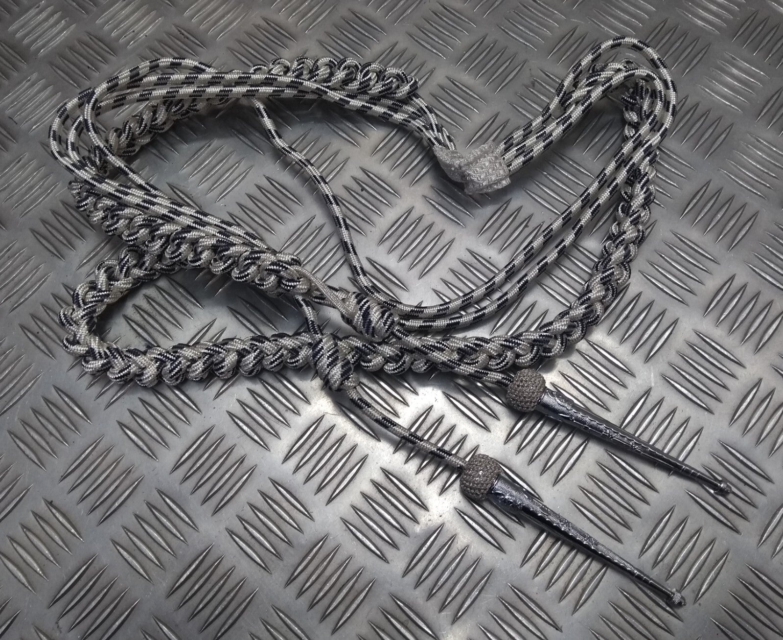 Oman Silver Aiguillette Senior Officer Blue Fleck Ceremonial UK Made