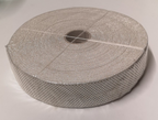 Silver Mylar Basket Lace Tape  44mm  1 3/4"  x1.5m