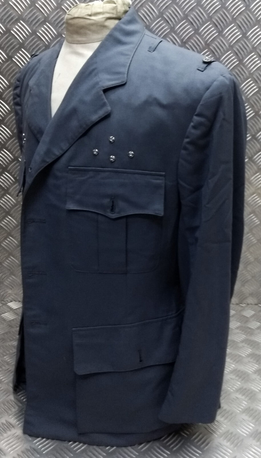 NAF Jacket Nigerian Air Force Dress Blazer No Buttons Unfinished