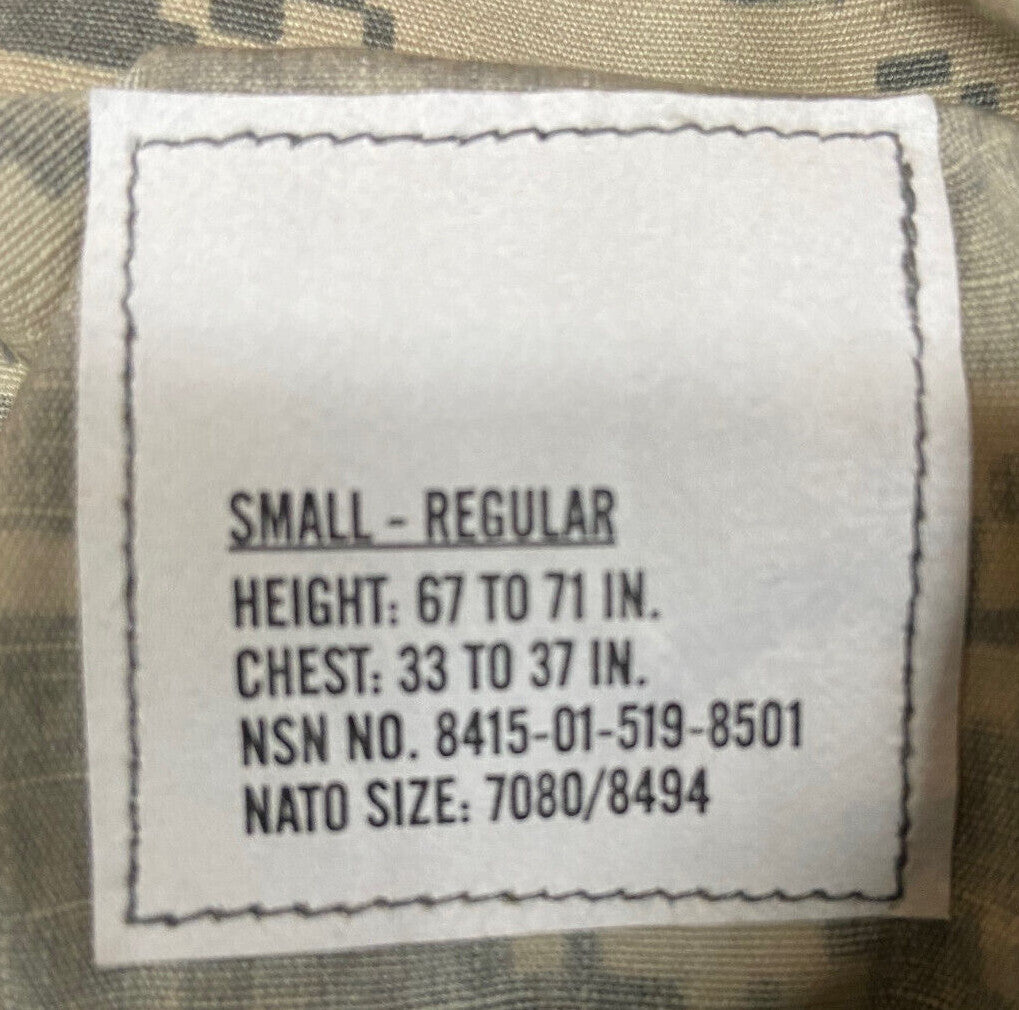 US ACU Digital Camo Ripstop L/W Camouflage Jacket NEW