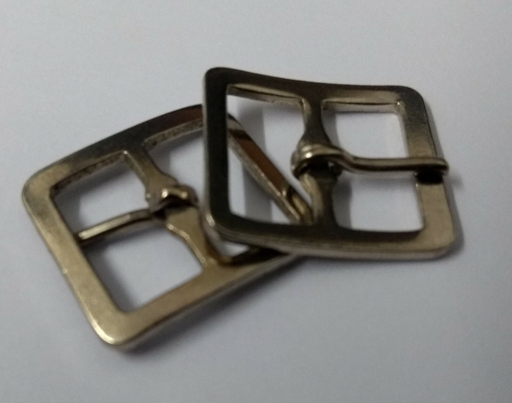 Genuine British Issue 13mm Nickel Plated Small Roll Buckles X4 STD45