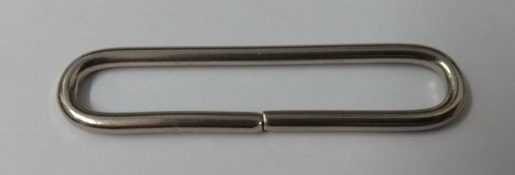 Genuine British Issue 1 3/4" Nickel Plated Belt Loop Over x 2 NEW