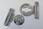 Abu Dhabi Buckle UAE Chrome Insignia Belt Locket Clasp Made in England 52mm