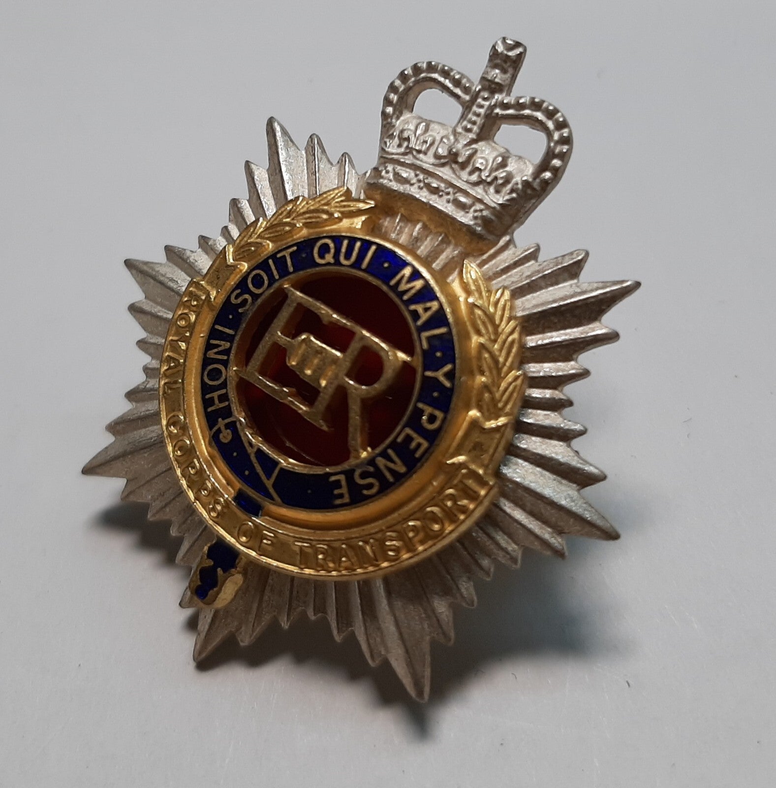 Vintage RCT Hat Badge British Army Old Pattern The Royal Corps of Transport