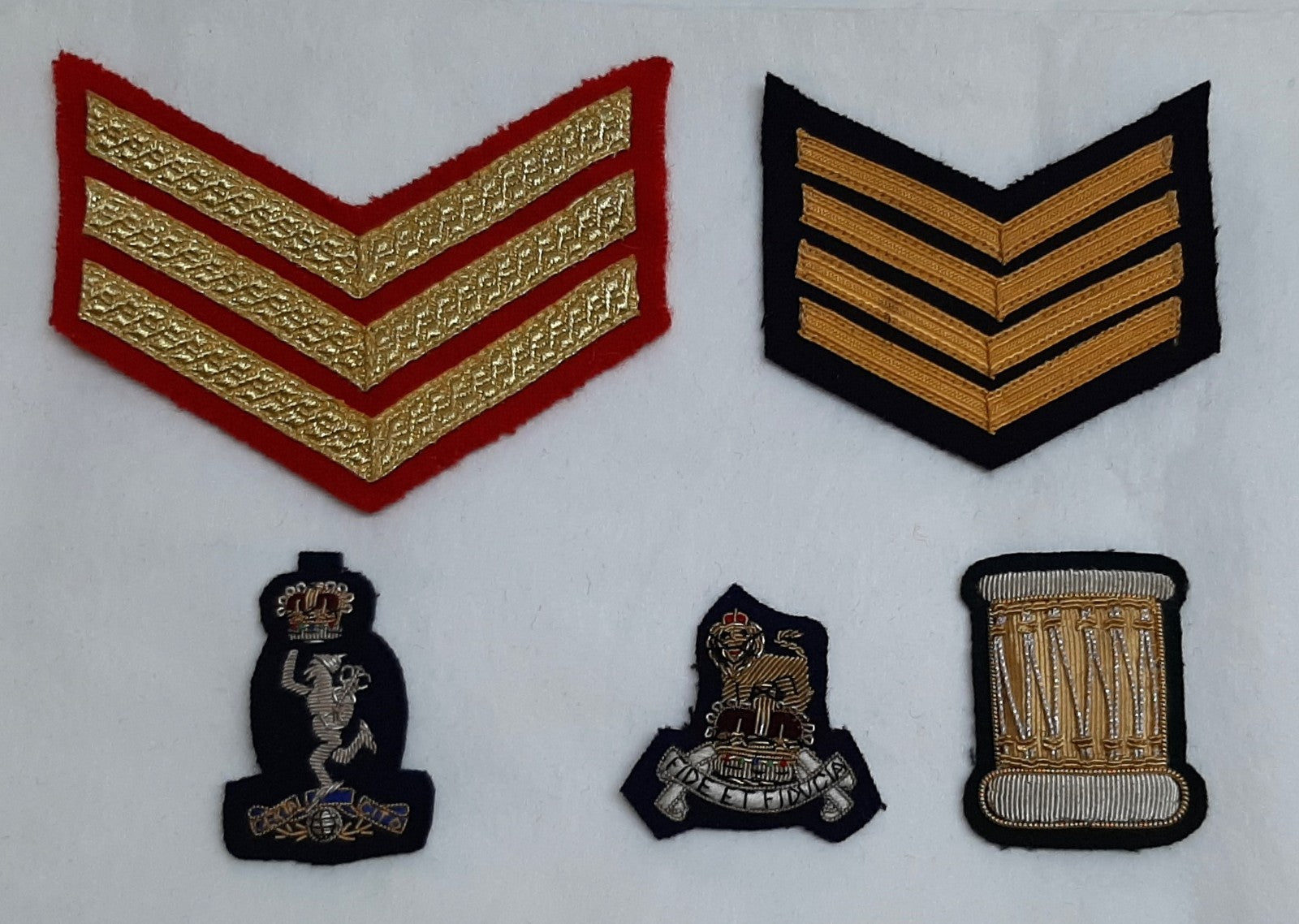 Assorted British Insignia UK and Army Patches / Chevrons Mixed Lot of 5
