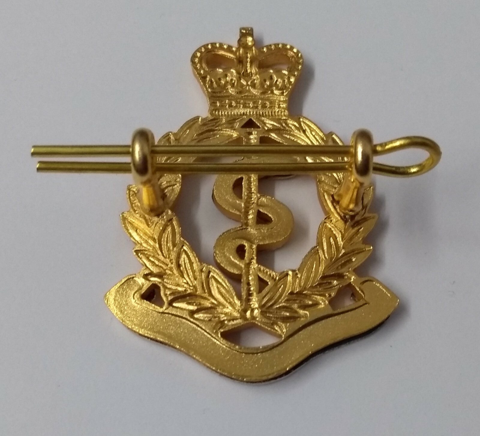 Genuine British Army Old Pattern RAMC Royal Medical Corps Hat Badge