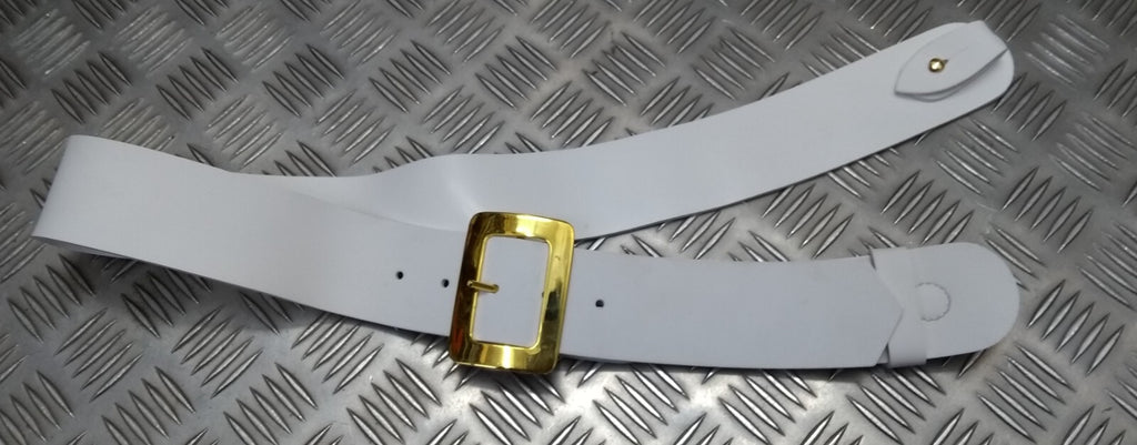R.M Cross Belt Strap White Ceremonial Issue British Size 1