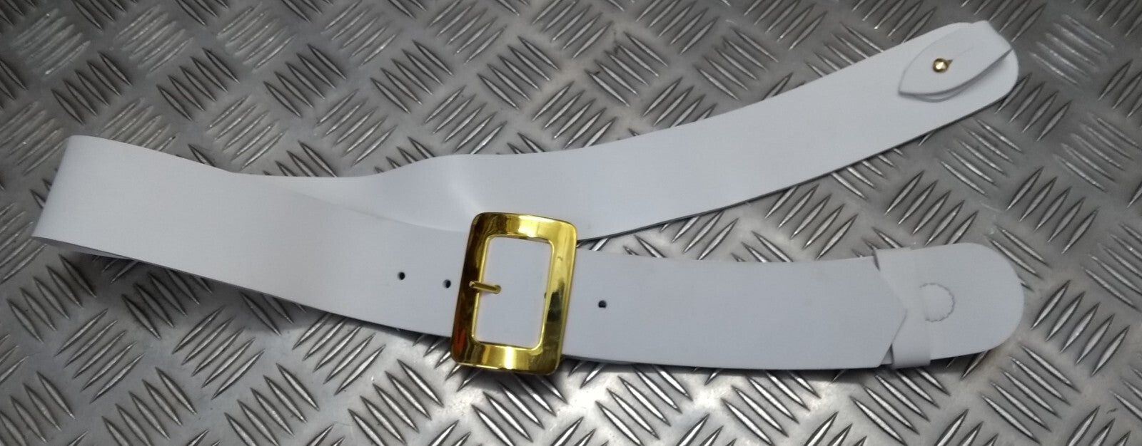 R.M Cross Belt Strap White Ceremonial Issue British Size 1