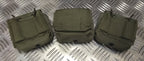 IDF Tactical Ammo / Ammunition Pouch Web / Codura G2- Olive Green x3
