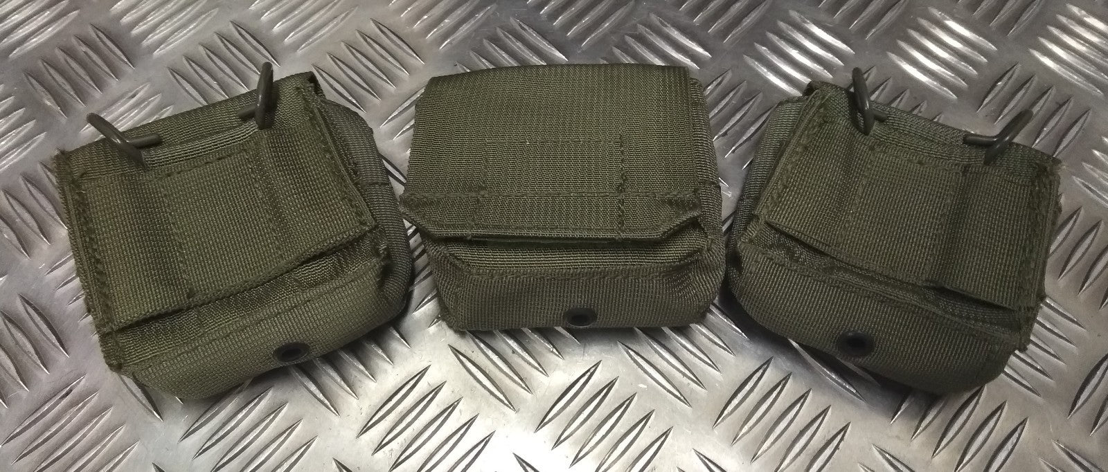 IDF Tactical Ammo / Ammunition Pouch Web / Codura G2- Olive Green x3
