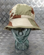 10 x Desert Bonnie Bush / Bucket / Rave Hat Tri Camouflage Foldable Size 59cm