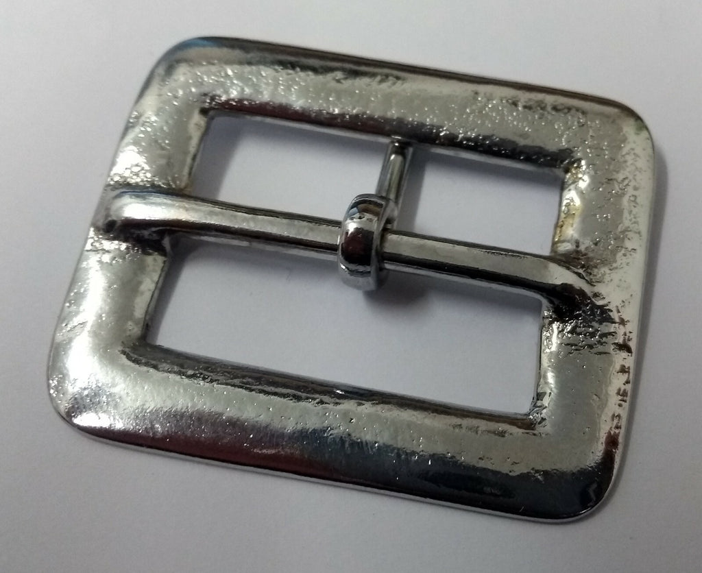 1 1/4" Buckle Hi Sheen Chrome Colour Single Prong For Leather / Canvas Belts