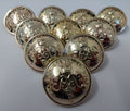 Genuine Canadian Army 1st Grenadier Guards 25mm Large Dress Buttons x 10
