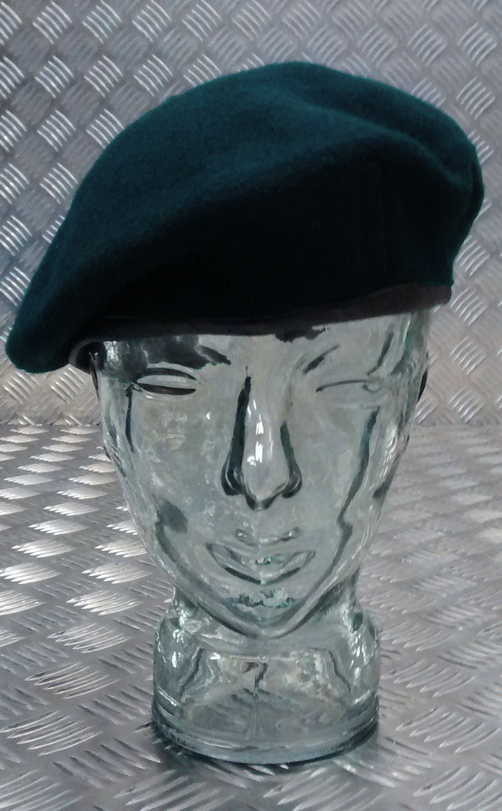 Light Infantry LI Rifle Green Wool Beret. Genuine British Issue Size 53cm - NEW