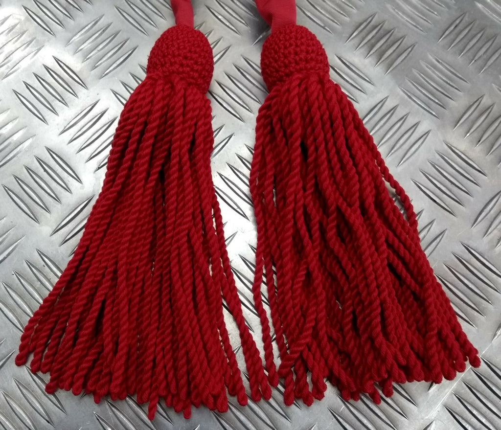 Waist Sash Officers Scarlet / Red Ceremonial Genuine British Forces Army - NEW