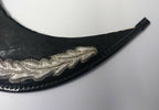 Genuine British Made Senior Officer Silver Mylar Braided Dress Cap Peak